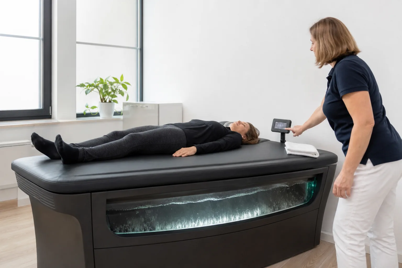 Überwassermassage