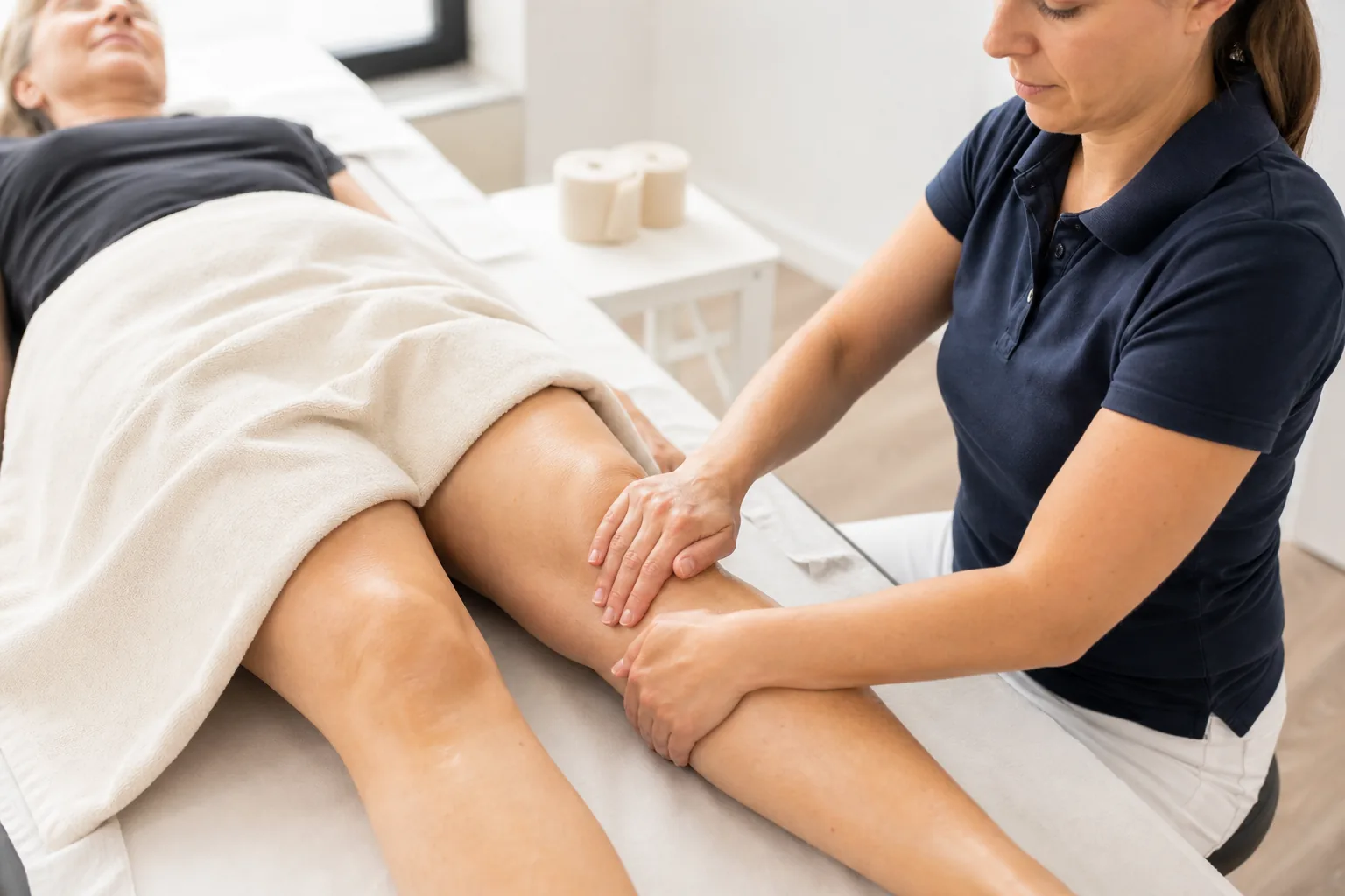 Lymphdrainage inkl. Kompressionsbehandlung